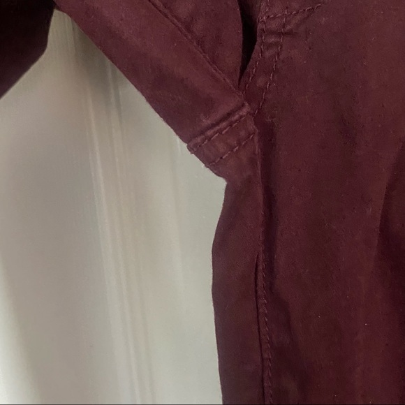 AE Red Button Fly Super Stretch Jeggings Size 0 - Picture 6 of 11